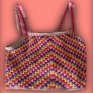 Hazel Moon colorful woman’s tank. -Size large. I’m good condition never worn.